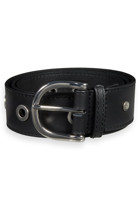 EYELETS BELT BLACK 1