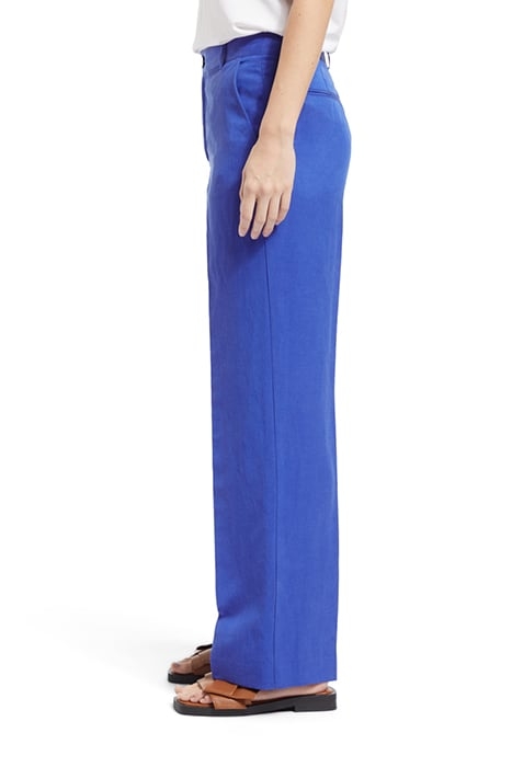 EDIE - HIGH RISE WIDE LEG TROUSERS ELECTRIC BLUE 6