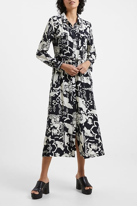 DEON DELPH DRAPE DRS BLACK/CREAM 1