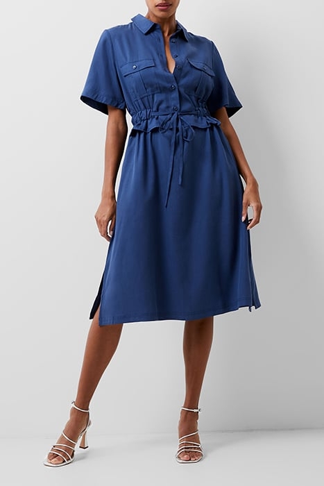 ARIELLE SHIRT DRESS MIDNIGHT BLUE 1
