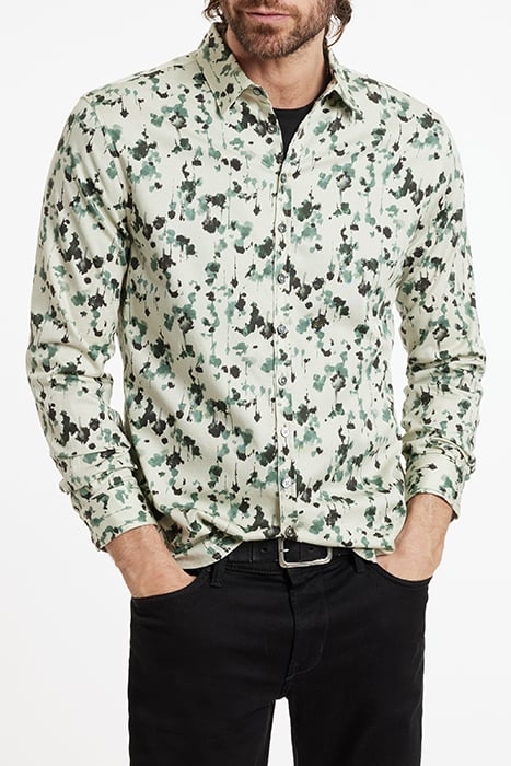 MULTI BUTTON SLIM FIT SHIRT SPRUCE 1