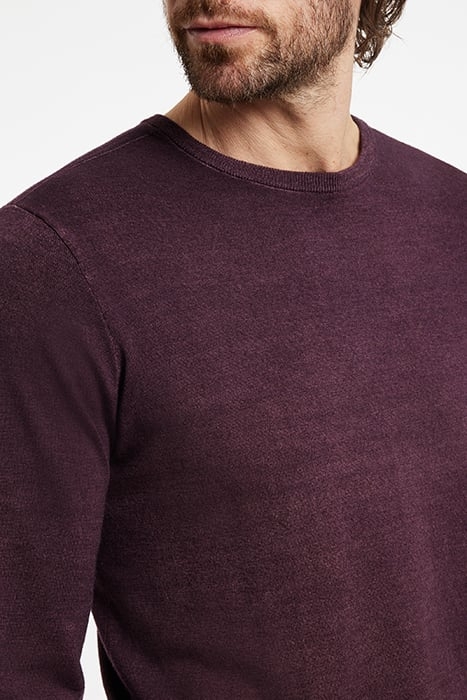 CHASE LS MAGIC WASH CREW DARK PLUM 3