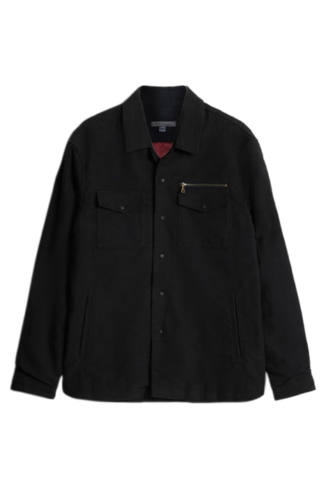 CALLUM JACKET - CAMP COLL BLACK 2