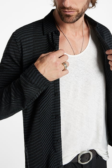 HENDERSON LS SHIRT IN BRO BLACK 3