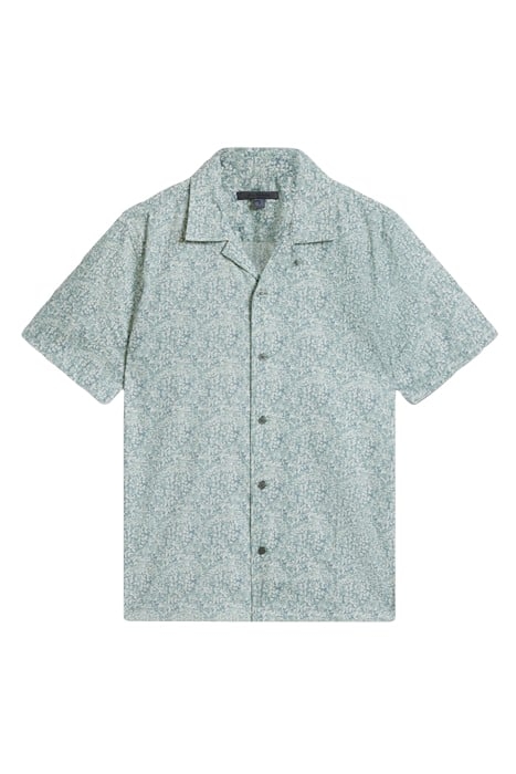 DANNY JUNGLE PRINT SHIRT STEEL BLUE 2