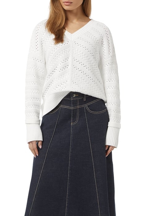 COMMA PULLOVER WHITE 1