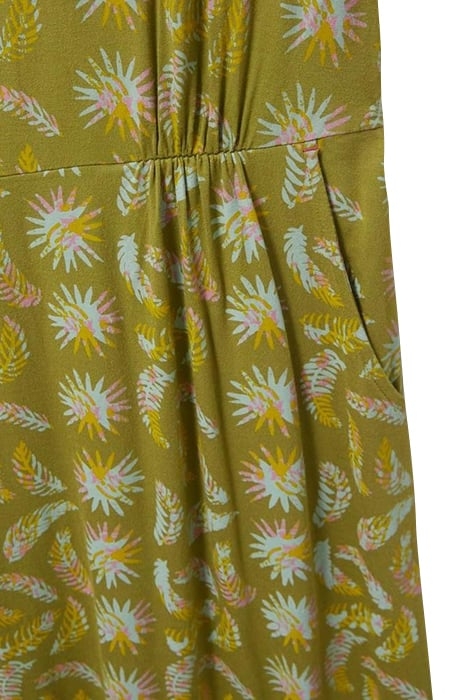 TALLIE ECO VERO JERSEY DRESS GREEN MULTI 3