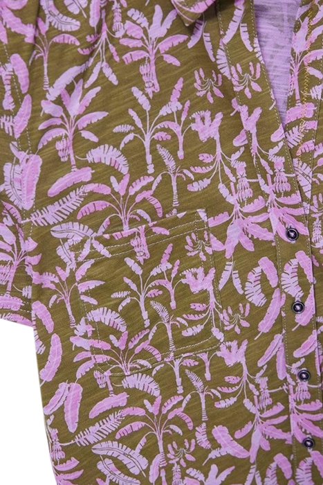 PENNY POCKET JERSEY SHIRT GREEN MULTI 4