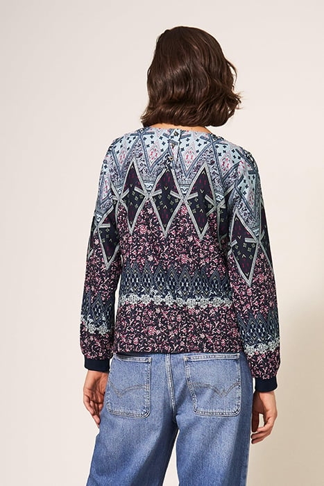 MILA TOP NAVY MULTI 2