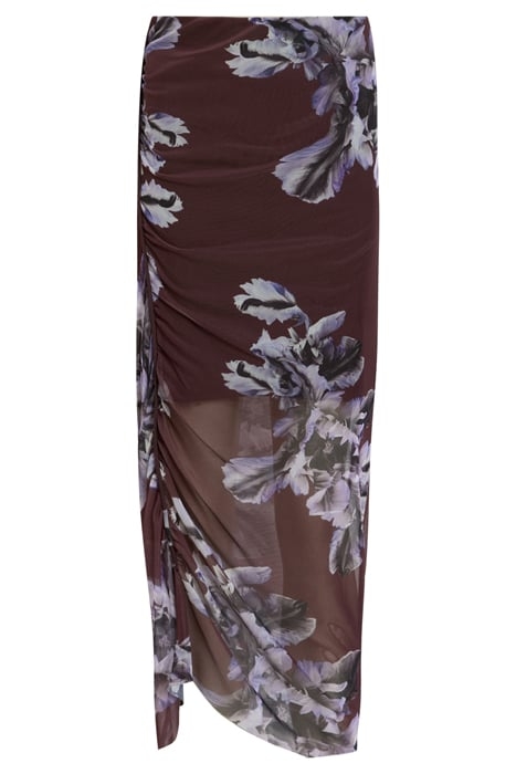 NORA SKIRT MONICA OXBLOOD RED 5