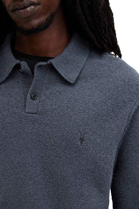 STATTEN LS POLO SMITH BLUE 6