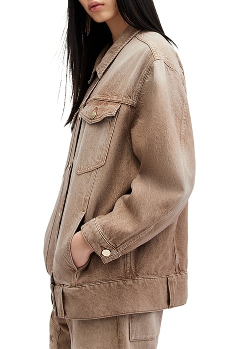 WILLOW DENIM JACKET LIGHT BROWN 6
