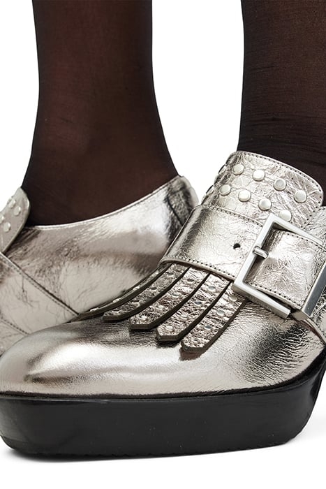 ZIA STUD LOAFER GUNMETAL GREY 3