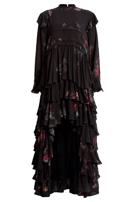 CAVARLY LS MAXI DRES MORTEM BLACK 2