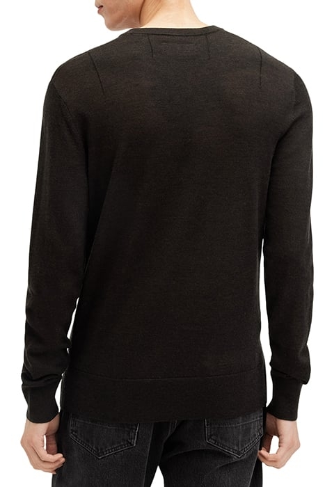 MODE MERINO CREW COFFEE BROWN 2