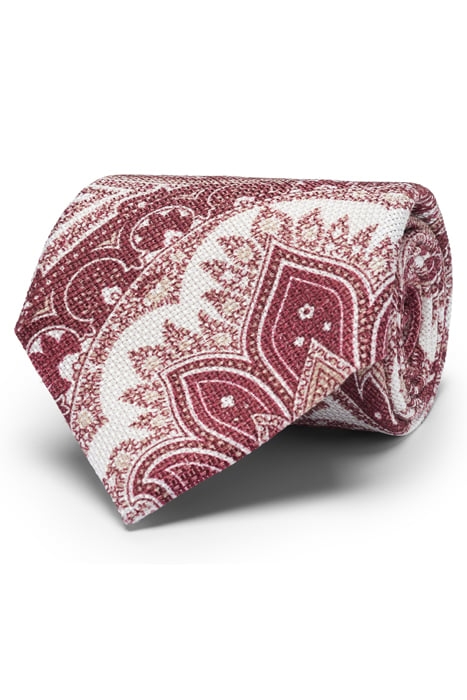 DARK RED PAISLEY PAISLEY TIE 1