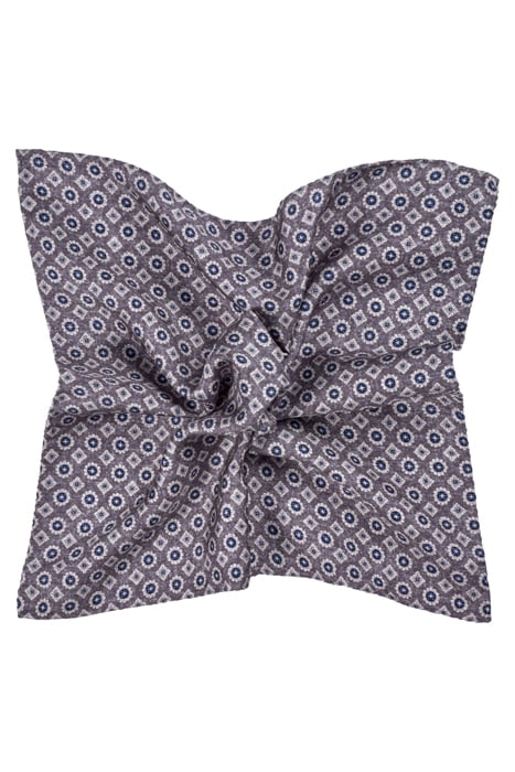 GREY DOUBLE-SIDED POCKET SQUARE 1