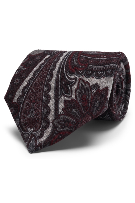 DARK RED PAISLEY PAISLEY TIE 1