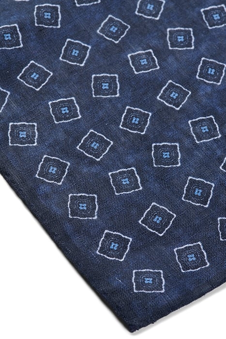 NAVY GRAPHIC POCKET SQUARE 3