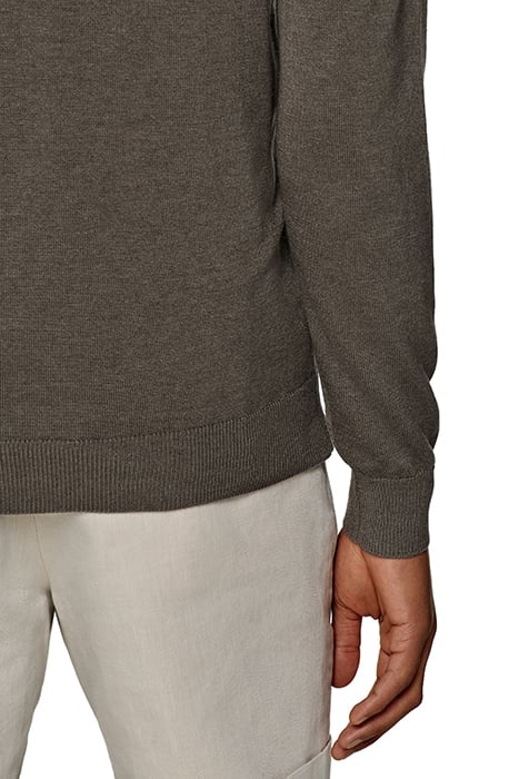 TAUPE HALF ZIP 6