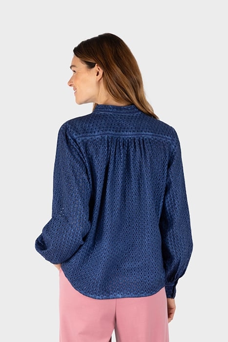 BLOUSE WOVEN LONG SLEEVES RHODONITE 2