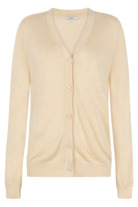 CARDIGAN LONG SLEEVES WOOD ASH 5