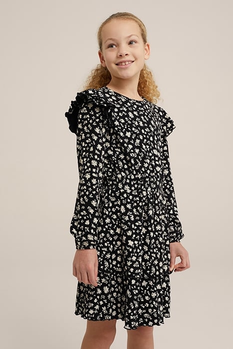 DRESS MID LENGTH BLACK 1