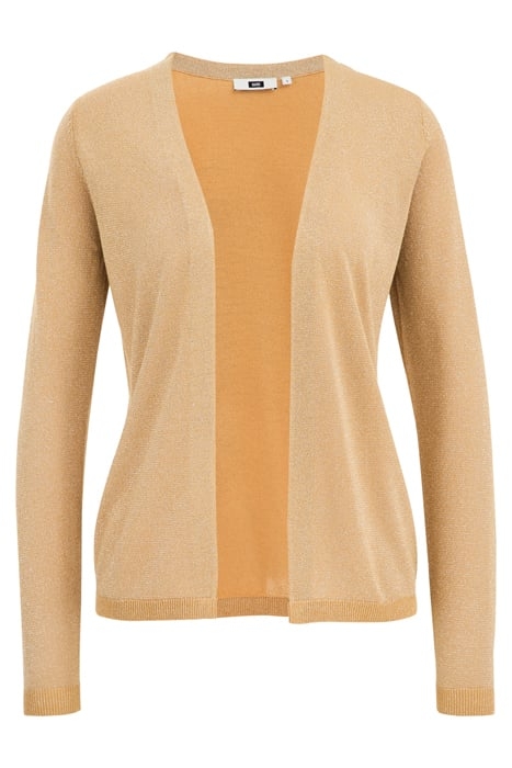 KNITTED CARDIGAN GOLD 1