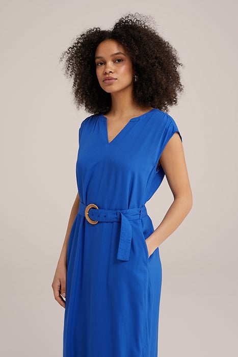 DRESS MID LENGTH COBALT BLUE 4