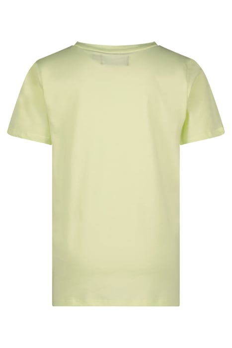 BOYS BECKLEY T-SHIRT LIME SAND 2