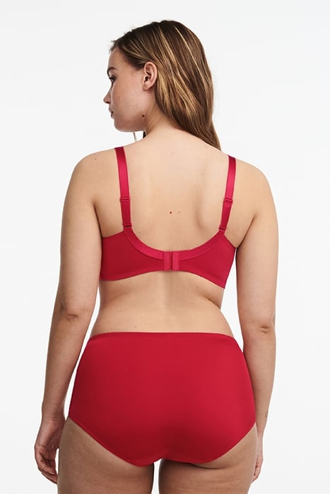 CO BRA TSHIRT HALF CUP MEMORY SCARLET/PEACH 2