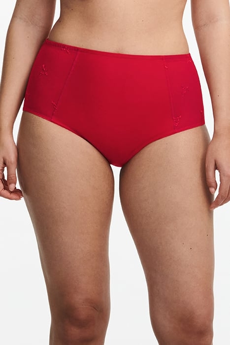 CO BO. FULL BRIEF SUPPORT HIGH W. SCARLET/PEACH 1