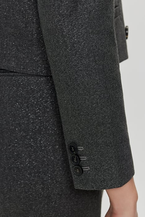 GREY GLITTERY SHORT SUIT JACKET 5