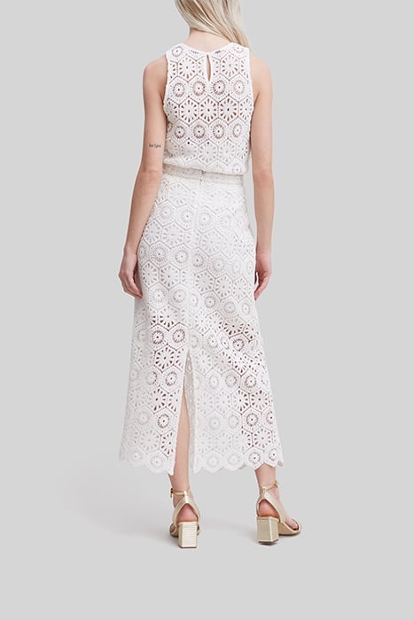ECRU CROCHET LONG SKIRT 3