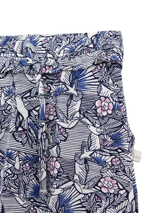 BABY GIRLS' ECRU WAX HUMMINGBIRD PRINT HAREM PANTS 4