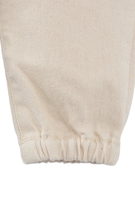 BABY GIRLS’ ECRU JEANS WITH ETHNIC EMBROIDERY WAISTBAND 6