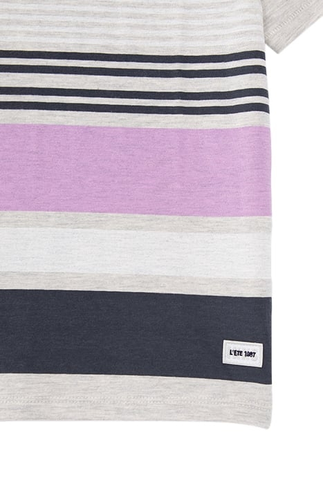 BOYS’ GREY STRIPED T-SHIRT 5