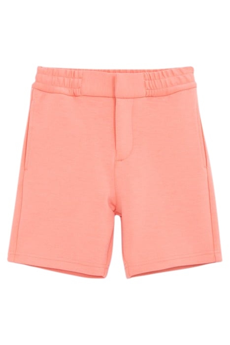 BOYS’ ORANGE TECHFLEECE SWEATSHIRT FABRIC BERMUDA SHORTS 1