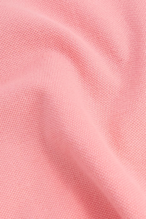 BOYS’ PEACH ORGANIC COTTON POLO SHIRT WITH RIBBING 6