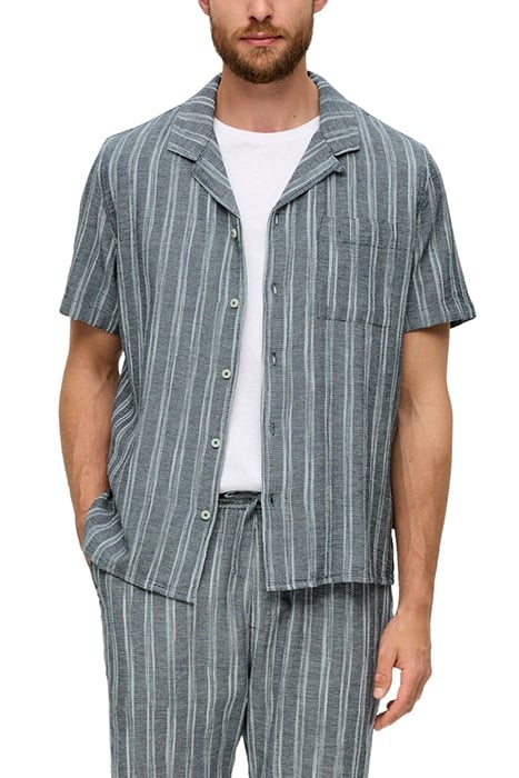 S.OLIVER SHIRTS MARINE-BLUE 1