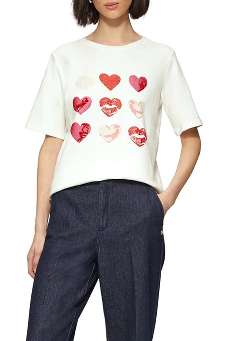 S.OLIVER T-SHIRTS OFF-WHITE 1