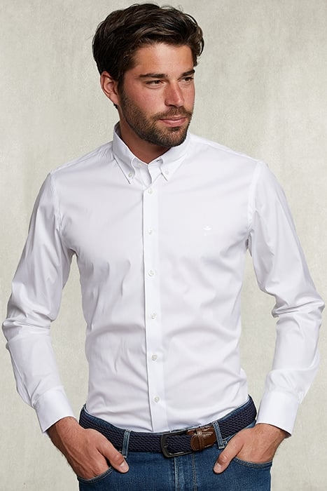 SLIM FIT SHIRT WHITE WHITE 1