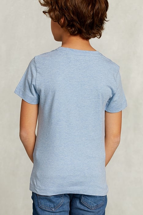 NORMAL FIT BASIC T-SHIRT DARK VICTORIA MIX BLUE 2