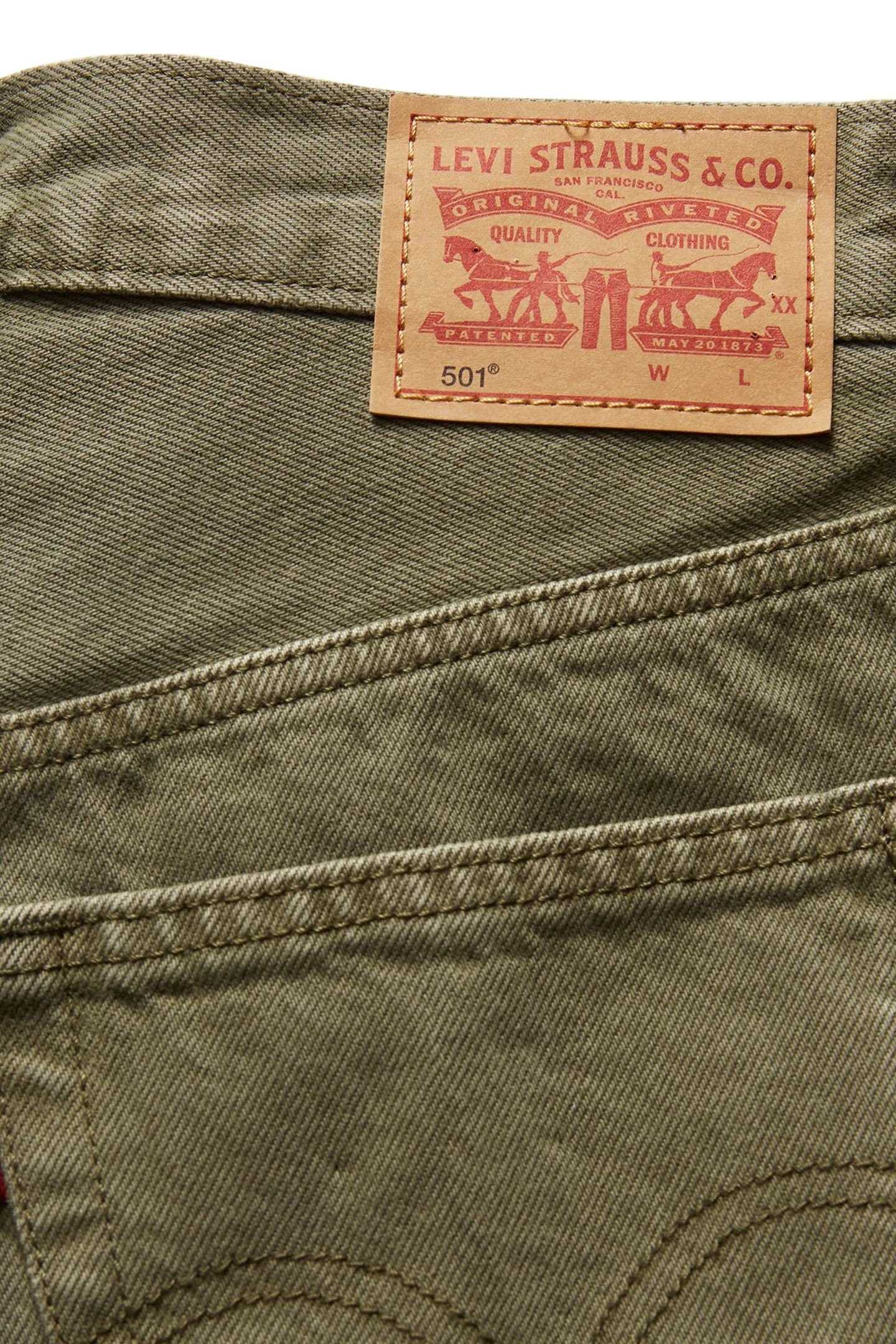 501® ORIGINAL SHORT DUSTY LICHEN SHORT 5