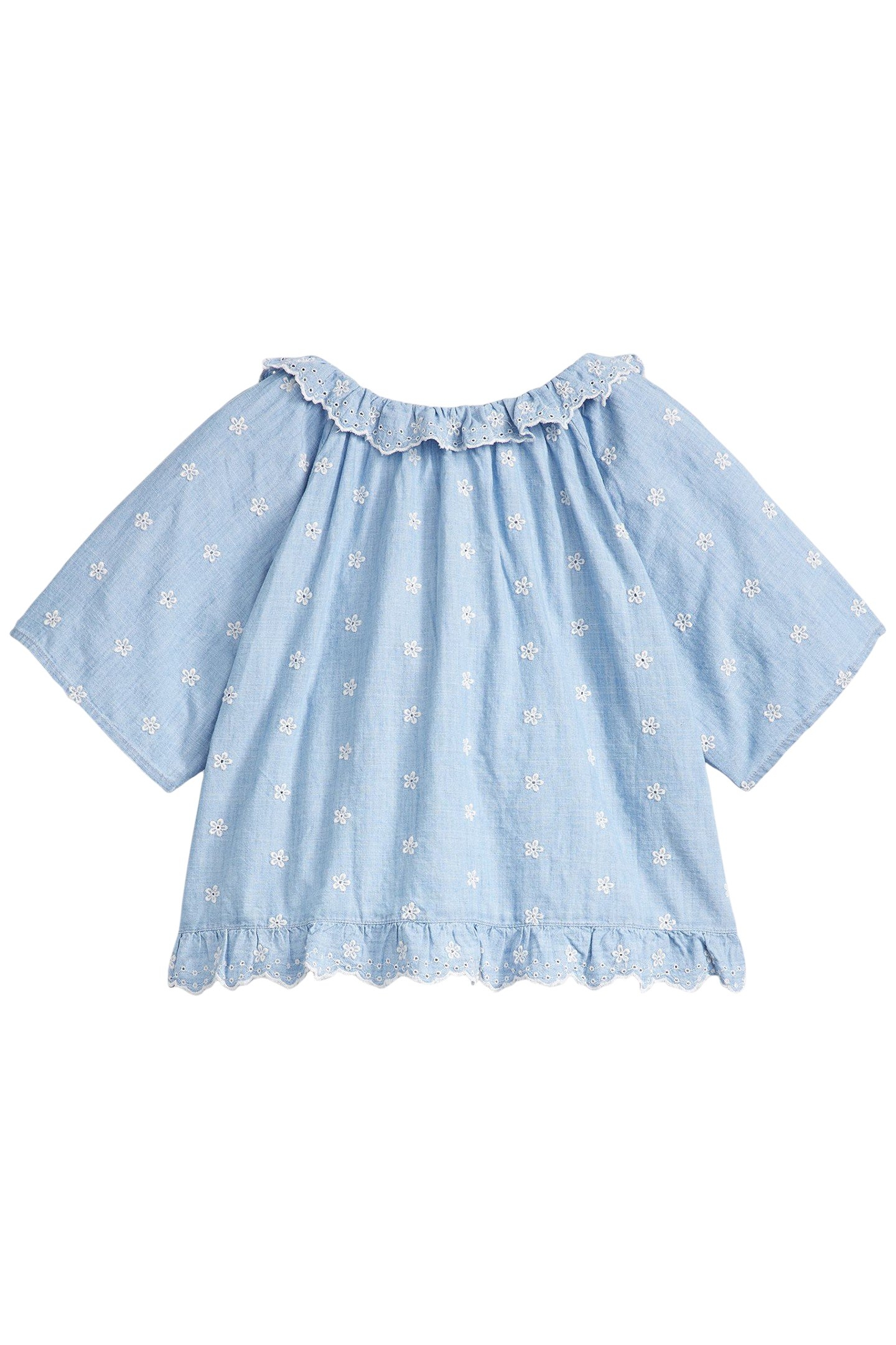 LYKA SHORT SLEEVE LIGHTWEIGHT BLOUSE 4