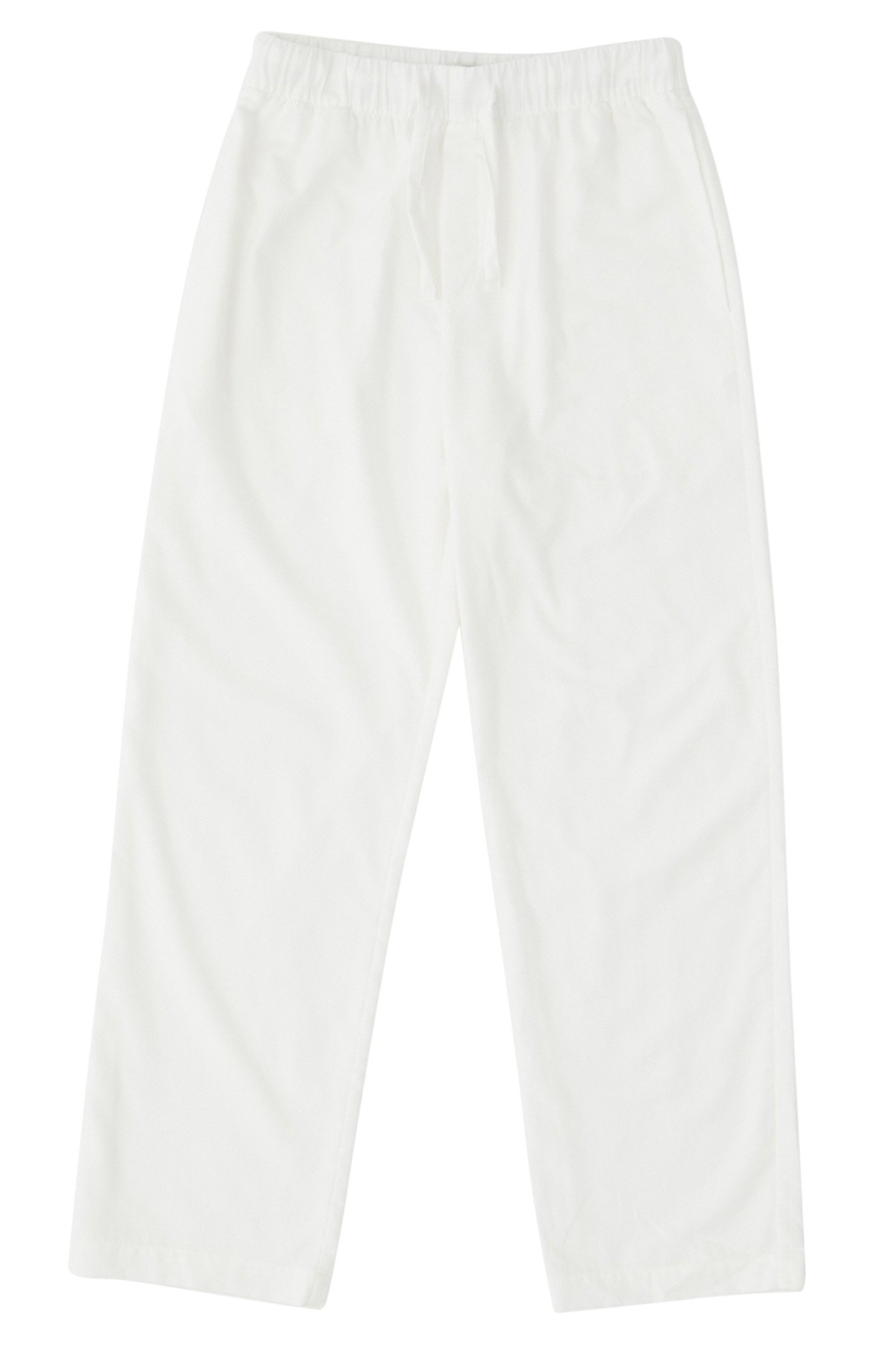 UNISEX FLANNEL, PYJAMAS PANTS CREAM WHITE 1