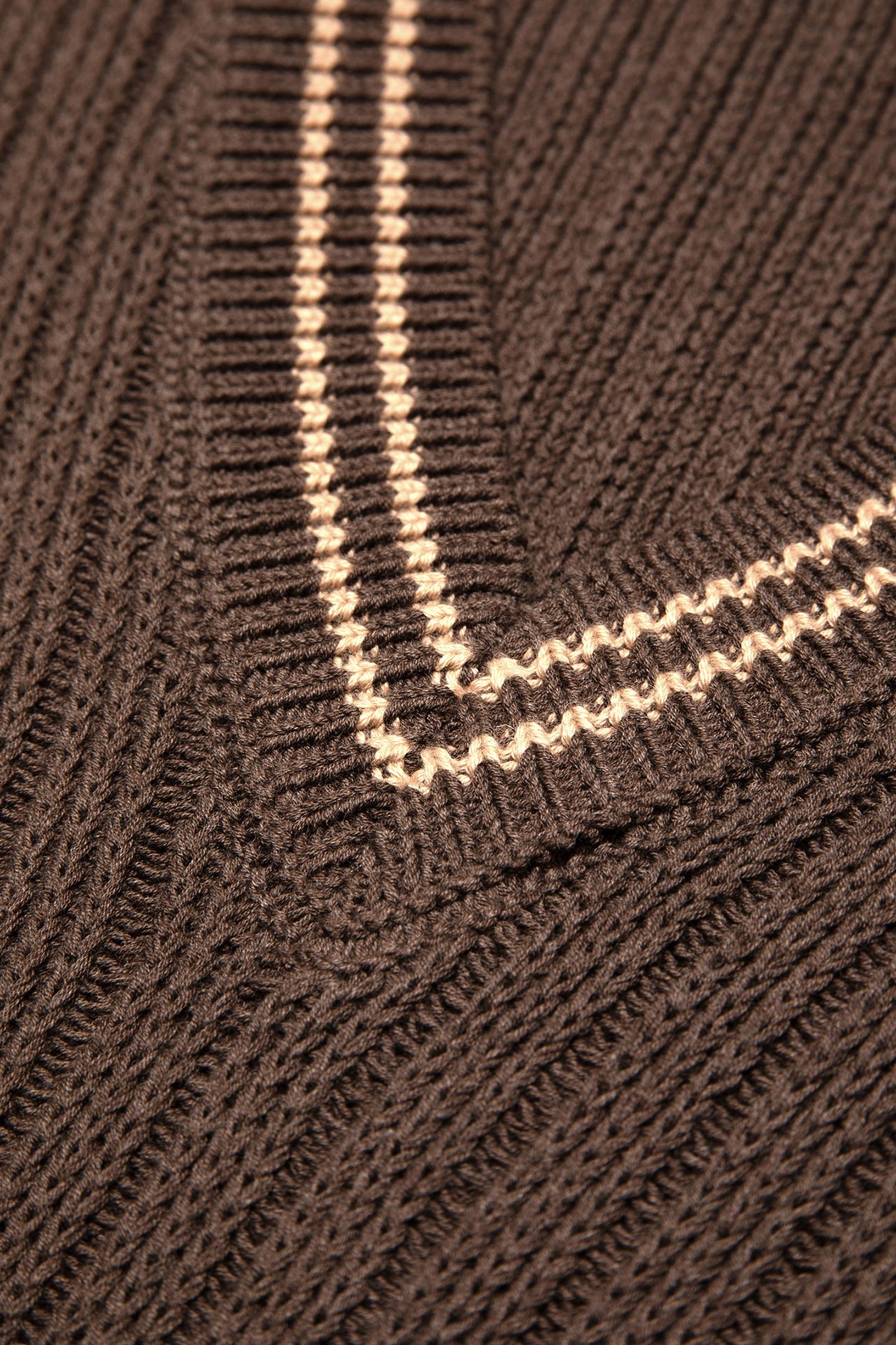 SVERRE KNITTED VEST BROWNMELANGE 7