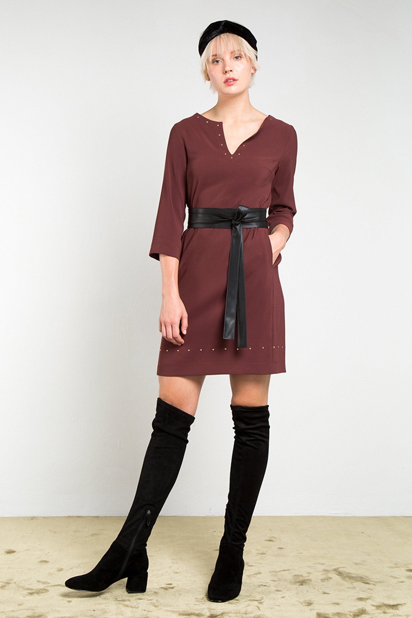 DRESS STUD COVER BITTER CHOCOLAT 2