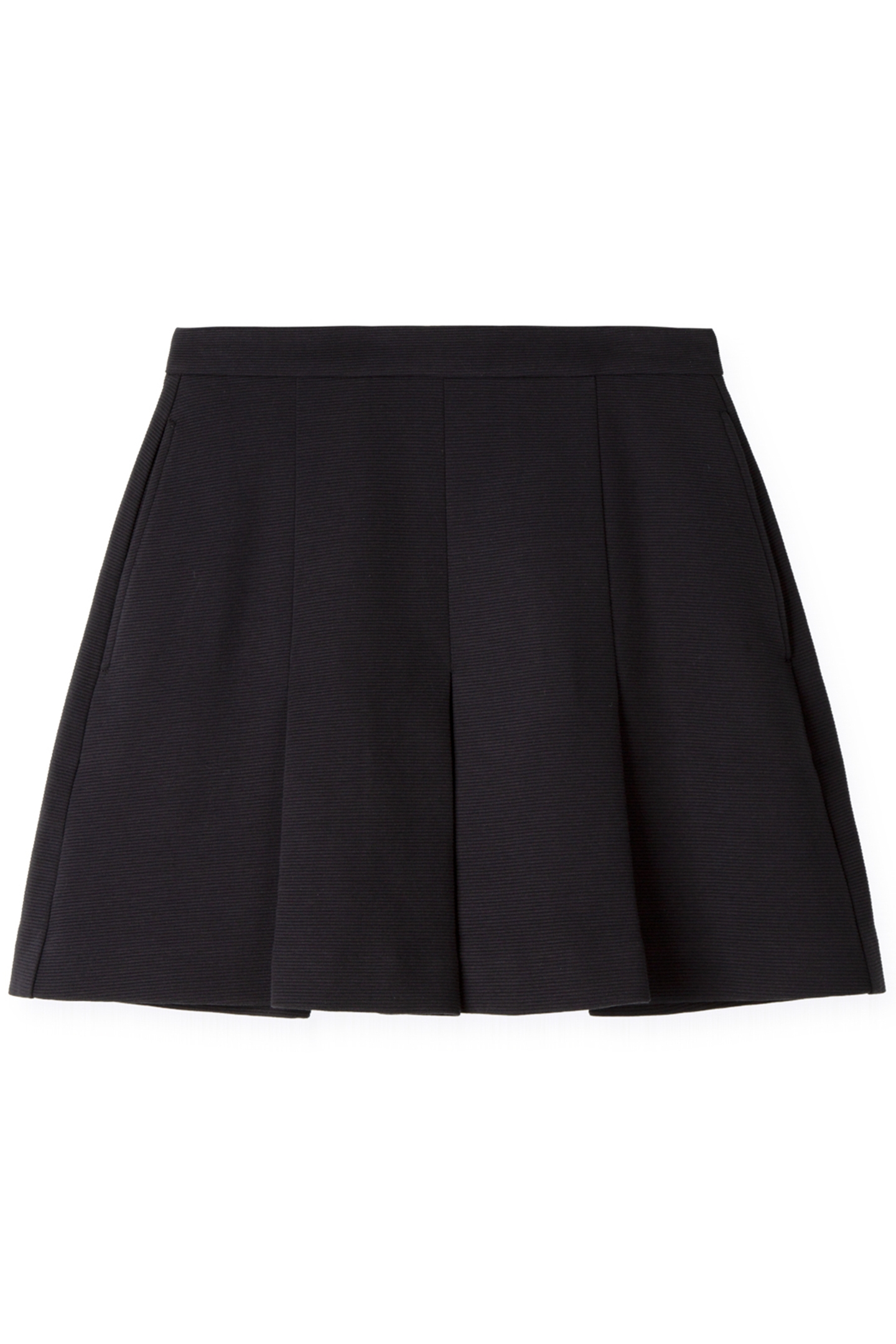 RIBBED PLEAT SKIRT DARK NAVY 3