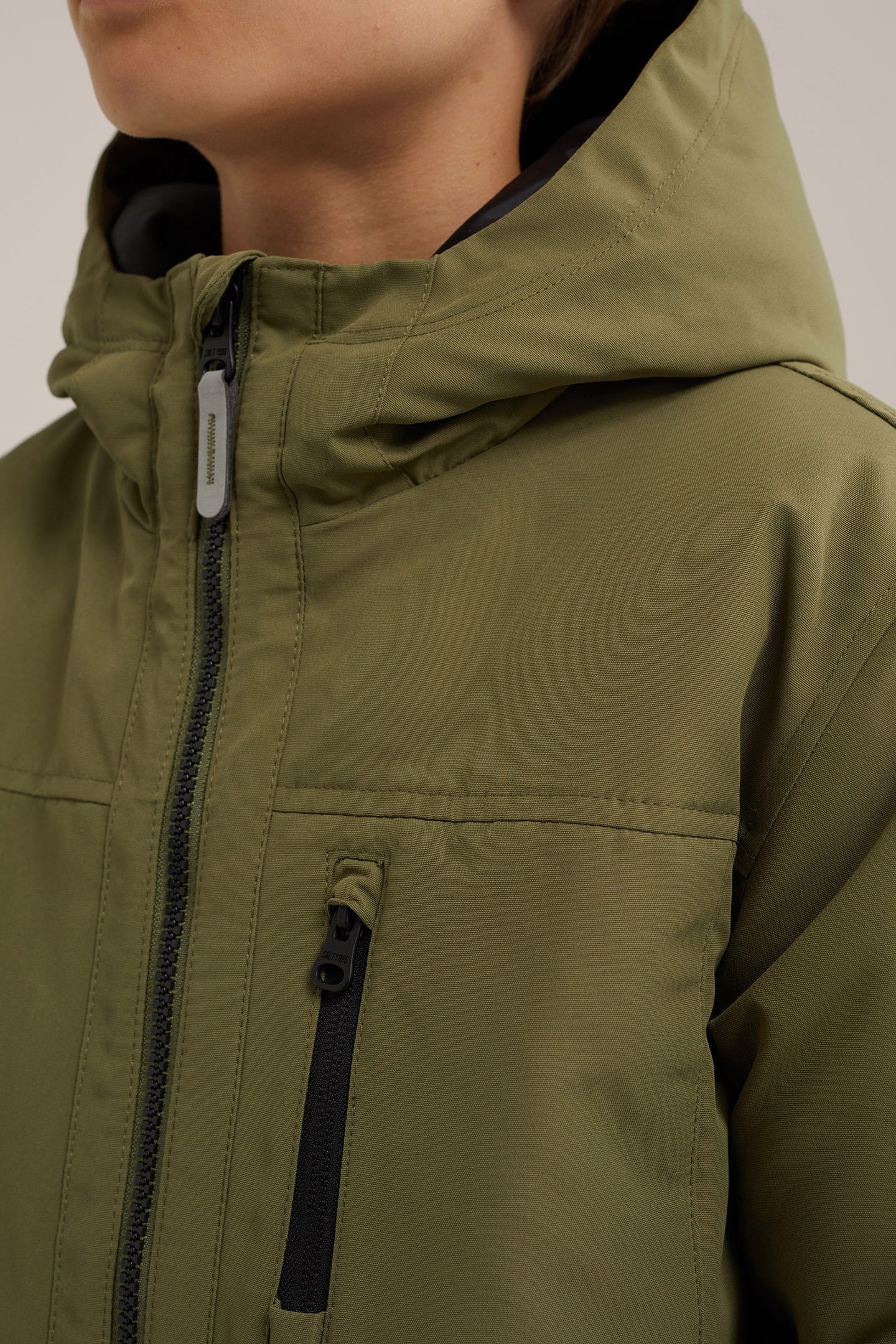 JACKET LONG LENGTH OLIVE GREEN 5